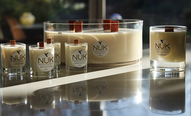 NUK Candles Logo Design